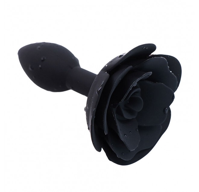 PLUG ANALE IN SILICONE OHMAMA FETISH ROSE - NERO