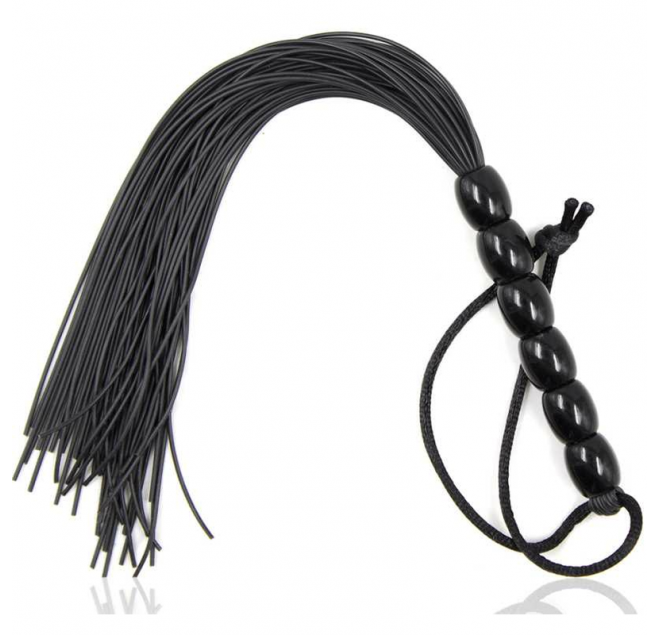 FLOGGER OHMAMA FETISH CON MANICO IN SILICONE NERVATO 22 CM