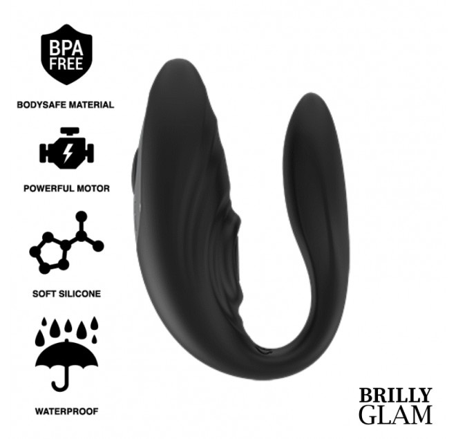 BRILLY GLAM COUPLE PULSING & VIBRATING REMOTE CONTROL