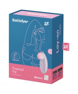 VIBRATORE SATISFYER TROPICAL TIP - LILLA