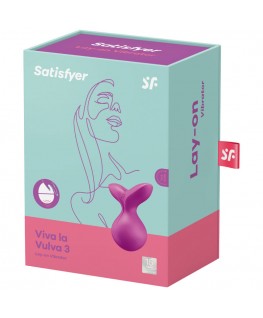 VIBRATORE SATISFYER VIVA LA VULVA 3 - VIOLA