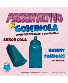DIABLO PICANTE - PRESERVATIVO DE GOMINOLA COLA