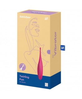 VIBRATORE SODDISFACENTE TWIRLING FUN TIP - ROSA