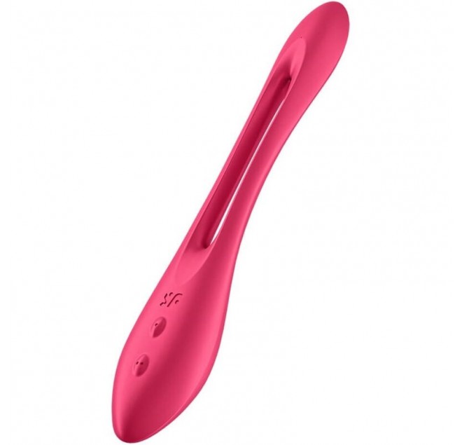 SATISFYER ELASTIC JOY MULTI VIBRATORE - ROSSO