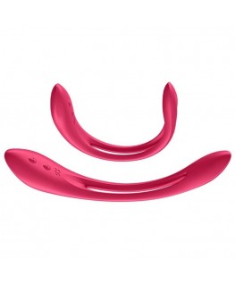 SATISFYER ELASTIC JOY MULTI VIBRATORE - ROSSO