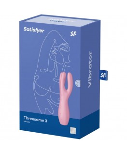 VIBRATORE SATISFYER THREESOME 3 - ROSA