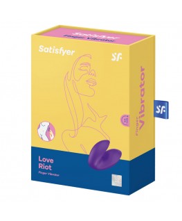 VIBRATORE SATISFYER LOVE RIOT FINGER - VIOLA