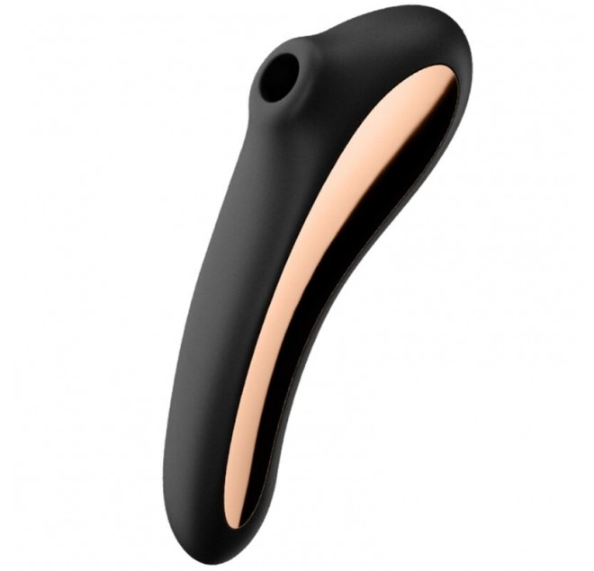 SATISFYER DUAL KISS CLIT STIMOLANTE - NERO