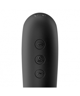 SATISFYER DUAL KISS CLIT STIMOLANTE - NERO