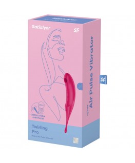 STIMOLATORE E VIBRATORE SATISFYER TWIRLING PRO AIR PULSE - ROSSO