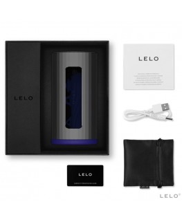 LELO F1S V2 MASTURBADOR CON TECNOLOGIA SDK - ROSSO E NERO - CANNA DI FUCILE E BLU MEZZANOTTE