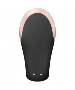 VIBRATORE SATISFYER DOUBLE LOVE LUXURY PARTNER - NERO