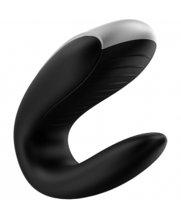 VIBRATORE SATISFYER DOPPIO DIVERTIMENTO PARTNER - NERO