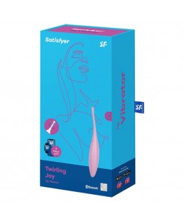 SATISFYER TWIRLING JOY CLIT TIP STIMOLANTE - ROSA