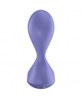 SATISFYER SWEET SEAL VIBRATING PLUG APP - LILAC