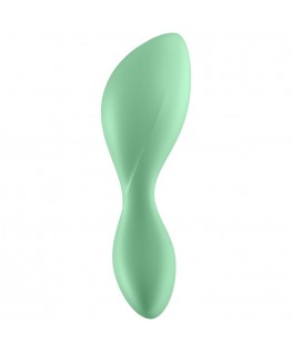 SATISFYER TRENDSETTER VIBRATING PLUG APP - GREEN