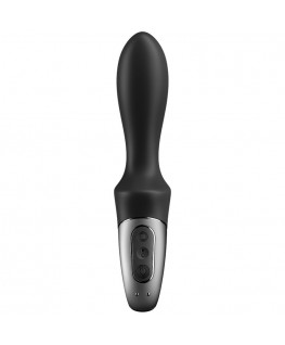 SATISFYER HEAT CLIMAX ANAL VIBRATOR APP - BLACK