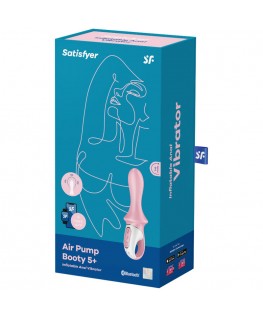 SATISFYER AIR PUMP BOOTY 5+ VIBRATORE ANALE GONFIABILE - ROSA