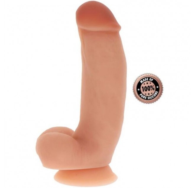 GET REAL - DILDO IN SILICONE 18 CM CON PELLE DI PELLE