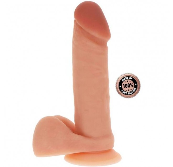 GET REAL - DILDO IN SILICONE 20,5 CM CON PELLE DI PELLE