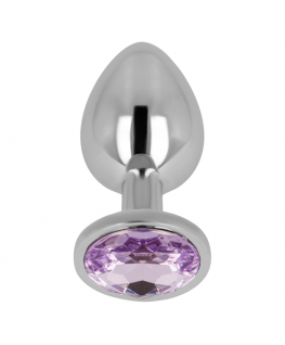 OHMAMA ANAL PLUG METAL VIOLET 8 CM