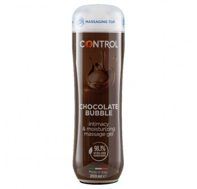 GEL DA MASSAGGIO CONTROLLO 3 IN 1 BOLLA DI CIOCCOLATO 200 ML