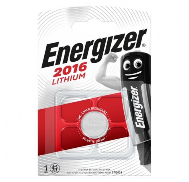 ENERGIZER BATTERIA LITIO BOTTONE CR2016 3V 1 UNITÀ