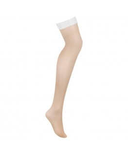 OBSESSIVE - S814 CALZE BIANCHE S/M
