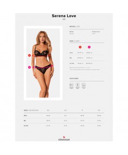 OBSESSIVE - SERENA LOVE SET 2 PEZZI XS/S