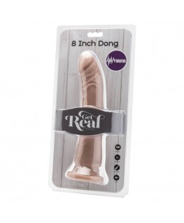 GET REAL - DONG 20,5 CM PELLE VIBRANTE