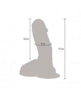 OTTIENI REALE - PELLE DILDO VIBRANTE IN SILICONE