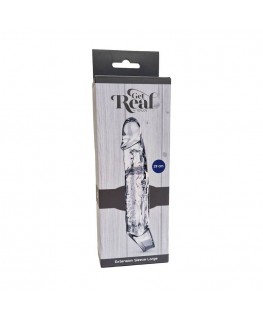 GET REAL - MANICOTTO DI ESTENSIONE GRANDE TRASPARENTE