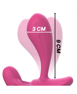 INTENSE - SHELLY ANAL PLUG REMOTE CONTROL PINK