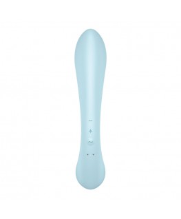 SATISFYER TRIPLE OH VIBRAZIONE IBRIDA - BLU