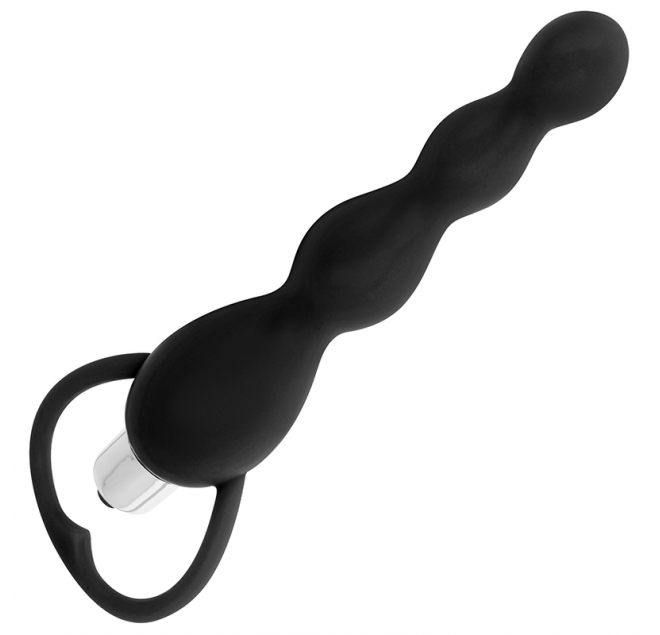 OHMAMA VIBRATING BUTT PLUG - BLACK