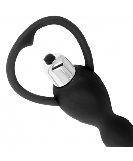 OHMAMA VIBRATING BUTT PLUG - BLACK