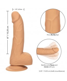 CALIFORNIA EXOTICS BORCHIE IN SILICONE 15,24 CM PELLE