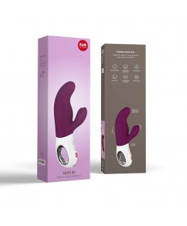 FUN FACTORY - MISS BI DUAL VIBRATOR GRAPE WHITE