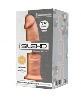 SILEXD - MODELLO 2 PENE REALISTICO PREMIUM SILEXPAN SILICONE 19 CM