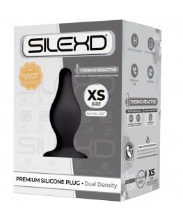 SILEXD - MODELLO 2 PLUG ANALE PREMIUM SILEXPAN SILICONE PREMIUM TERMOREATTIVO TAGLIA XS