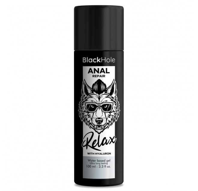 BLACK HOLE - RIPARAZIONE ANALE RELAX A BASE ACQUA CON IALURONE 100 ML