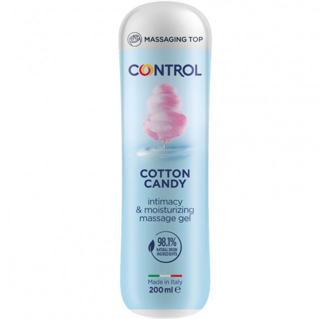 CONTROL GEL DA MASSAGGIO 3 IN 1 ALLO ZUCCHERO COTONE 200 ML