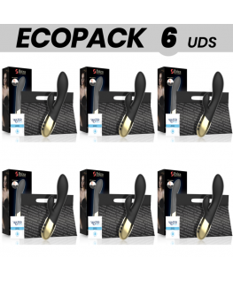 ECOPACK 6 UNITS - IBIZA SUPER SOFT RABBIT VIBRATOR