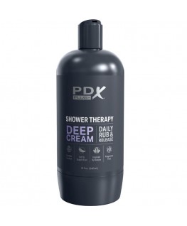 PDX PLUS - MASTURBATORE STROKER DAL DESIGN DISCRETO CON FLACONE DI SHAMPOO CREMA PROFONDA