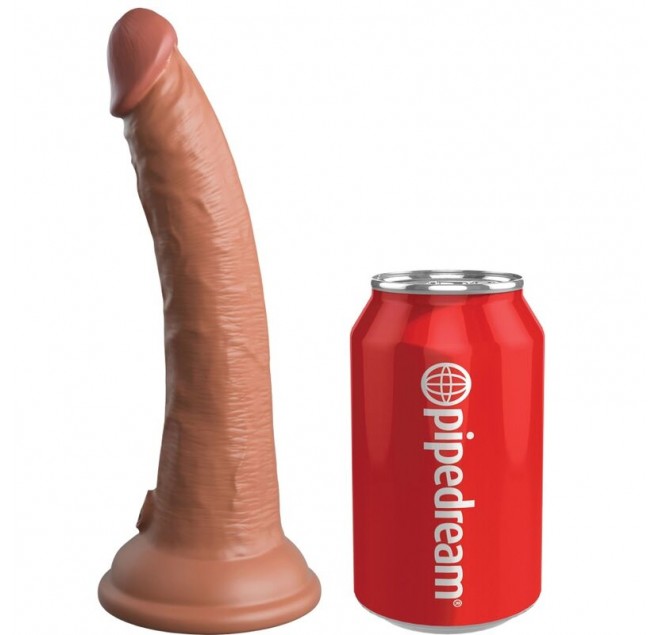 KING COCK ELITE - DILDO REALISTICO IN SILICONE 17,8 CM CANDY