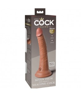 KING COCK ELITE - DILDO REALISTICO IN SILICONE 17,8 CM CANDY