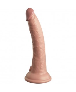 KING COCK ELITE - VIBRATORE REALISTICO E DILDO IN SILICONE TELECOMANDO 17,8 CM