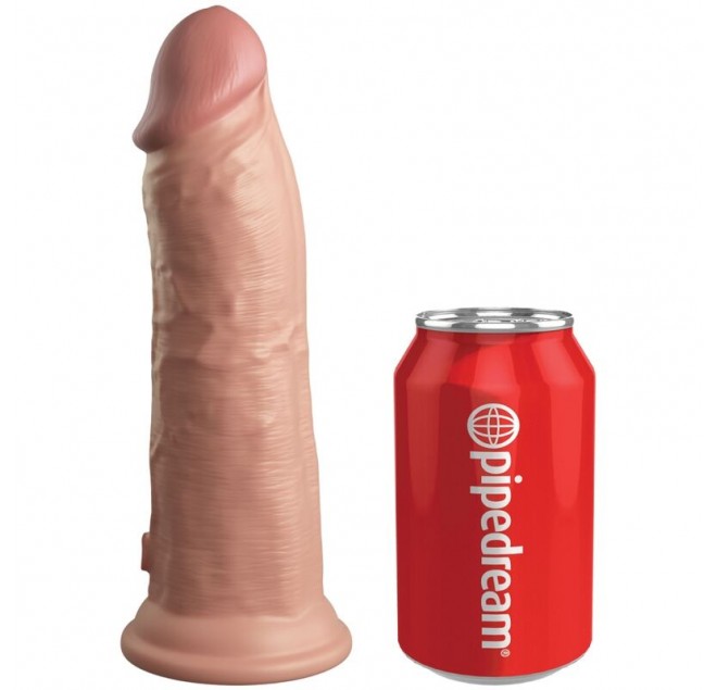 KING COCK ELITE - DILDO VIBRANTE REALISTICO E SILICONE 20,3 CM