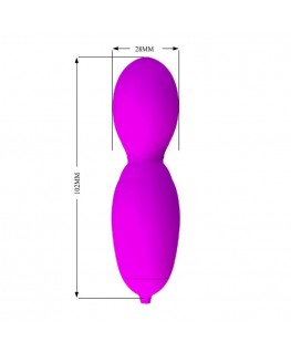 PRETTY LOVE - VEGA ROTATION AND VIBRATION MASSAGER WITH 12 FUNCTIONS FUCHSIA