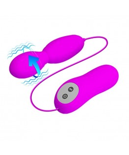 PRETTY LOVE - VEGA ROTATION AND VIBRATION MASSAGER WITH 12 FUNCTIONS FUCHSIA